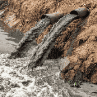 pipe dumping water pollution